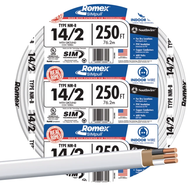 [28827455] Romex 250' 14/2  NM-B Cable