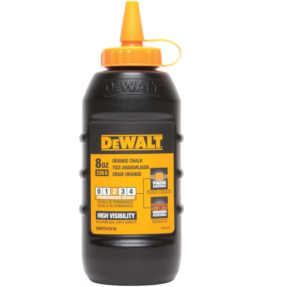 8oz Orange Hiviz Chalk