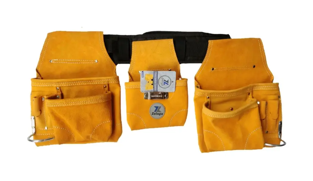 [20-175] Suede Tool Pouch Set Yellow