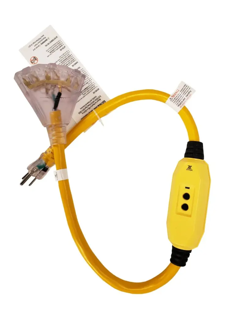 12/3 STW Clear and Lighted Tri-Tap Yellow ZL212