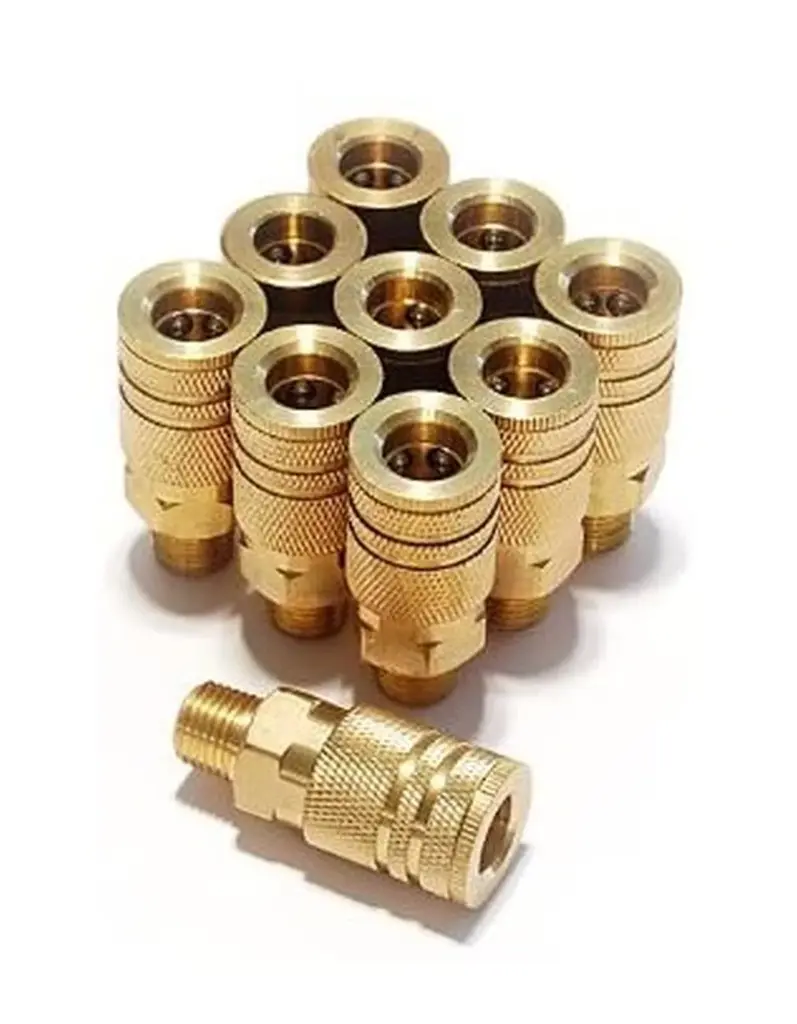[22-153] (10pk)1/4in. NPT Male Coupler ZL153
