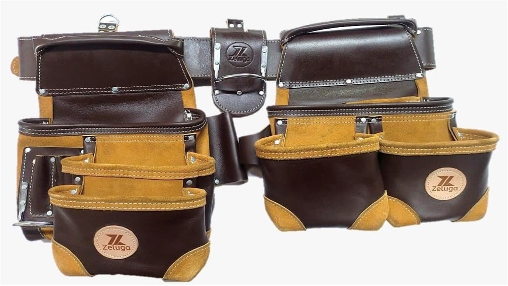 [20-112] 12 PACKET RIGGER POUCH Brown