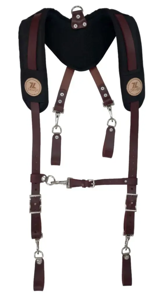 Leather Suspender Padded