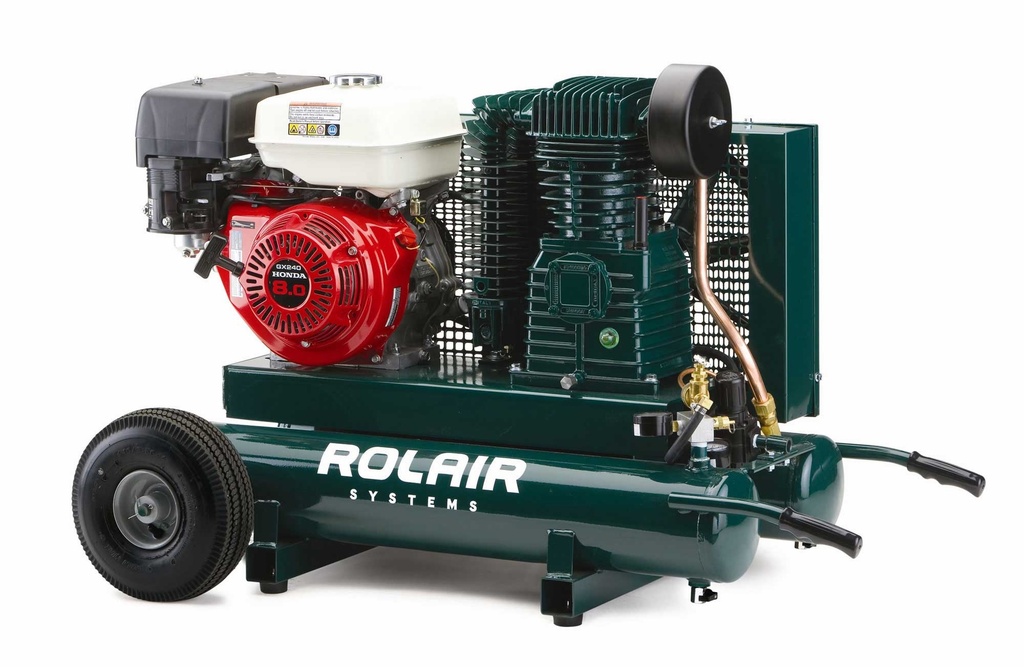 Rolair 9 HP Portable Belt Drive Air Compressor GX270