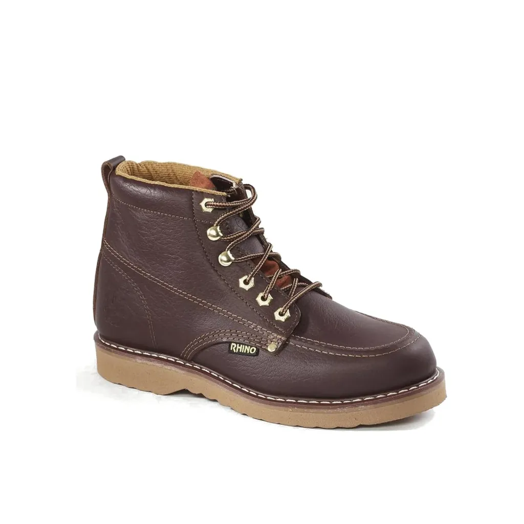 62M28-6 Leather Brown Boot