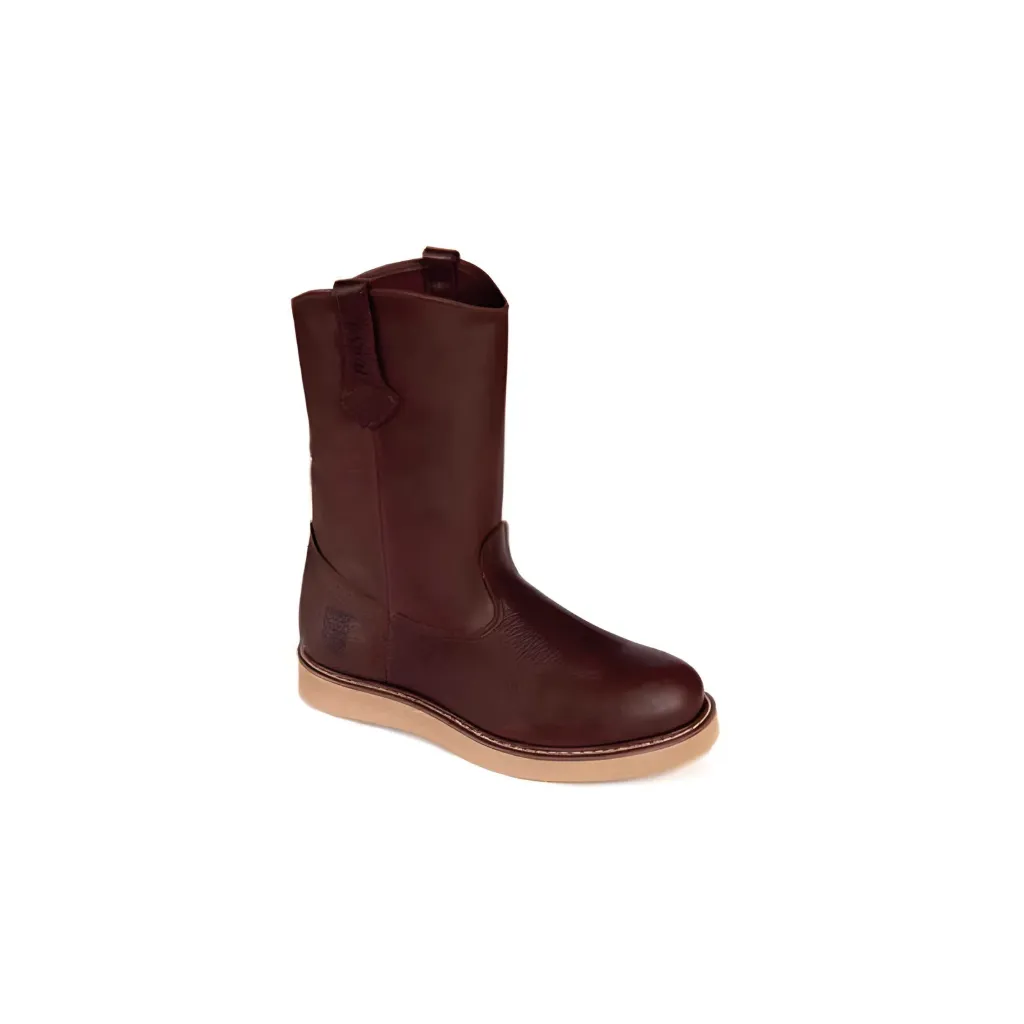 98M28-8 Leather Work Roper, Bordeaux