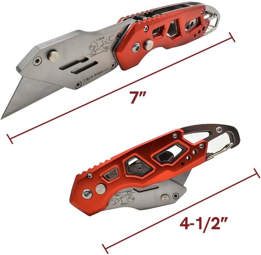 Folding Knife Red
