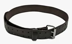 [20-144] Belt 2" , Black Leather