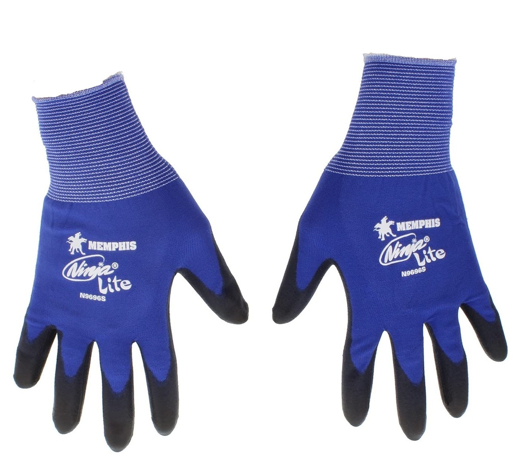 Blue Ninja Lite Gloves, Size Small, (12 Pair)