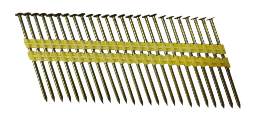 [13-286-4M] 13-286 3in. x .131in. 21 Degree Plastic Collated Vinyl Coated Round Head Framing Nail 4,000/Box