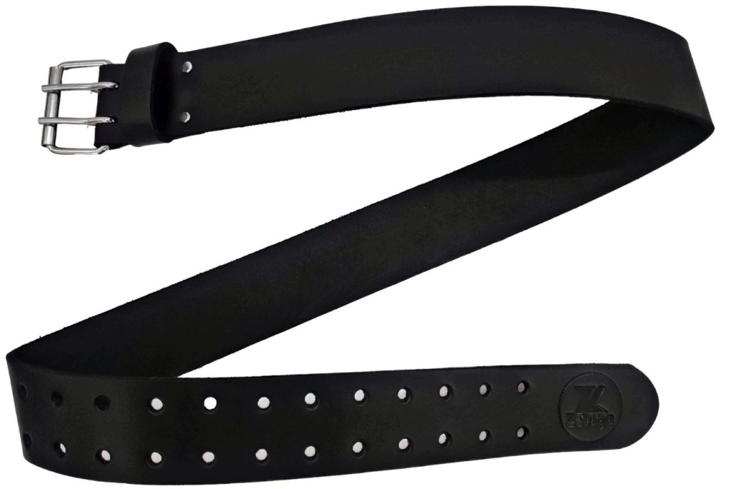 [20-290] 2in. Black Leather Work Belt, 