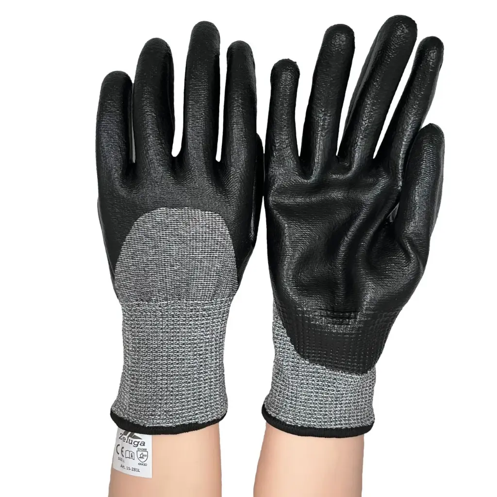 13 gauge grey seamless knitted supper strong liner-XL