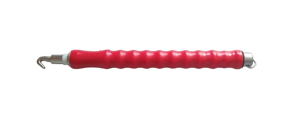 [23-363] 23-363 Galvanized Steel Manual Rebar Tie Wire Twister, Red