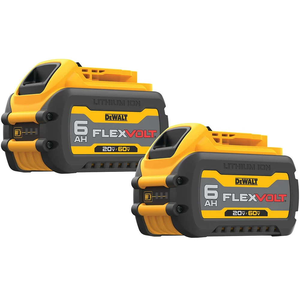 FLEXVOLT 20V/60V MAX* Batteries, 6Ah, 2-Pack