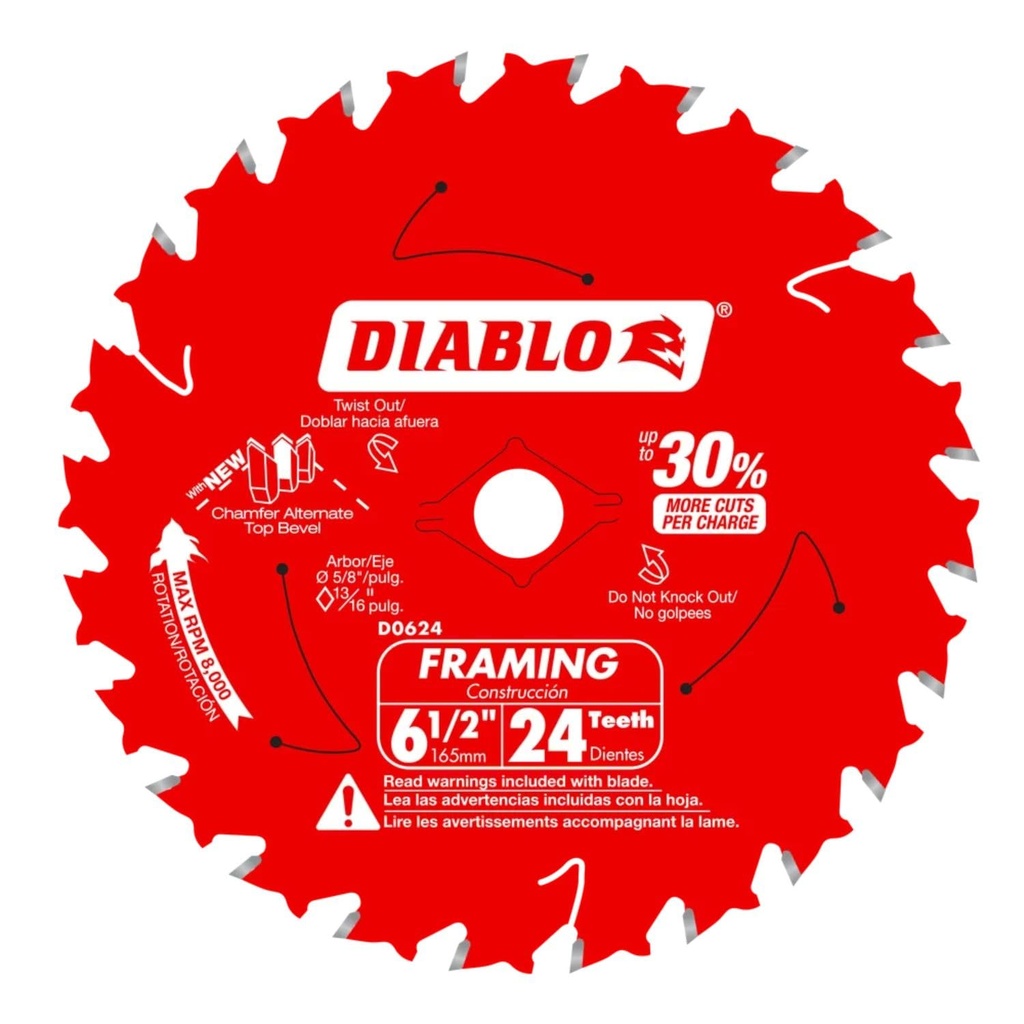 6 1/2"X 24 FRAMING Saw Blade