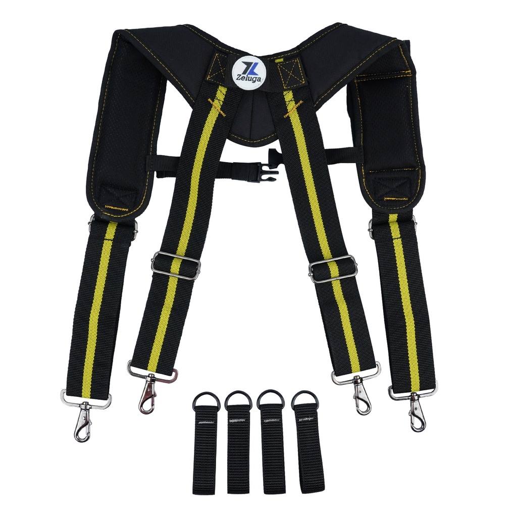 [15-382] Trigger Snap Hook Suspender /Gel Pad 