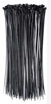 [12-378] 1000PK ZIP TIES , BLACK