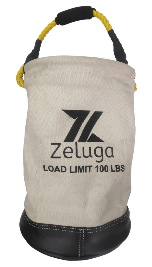28 oz. Canvas Bolt Bucket, White