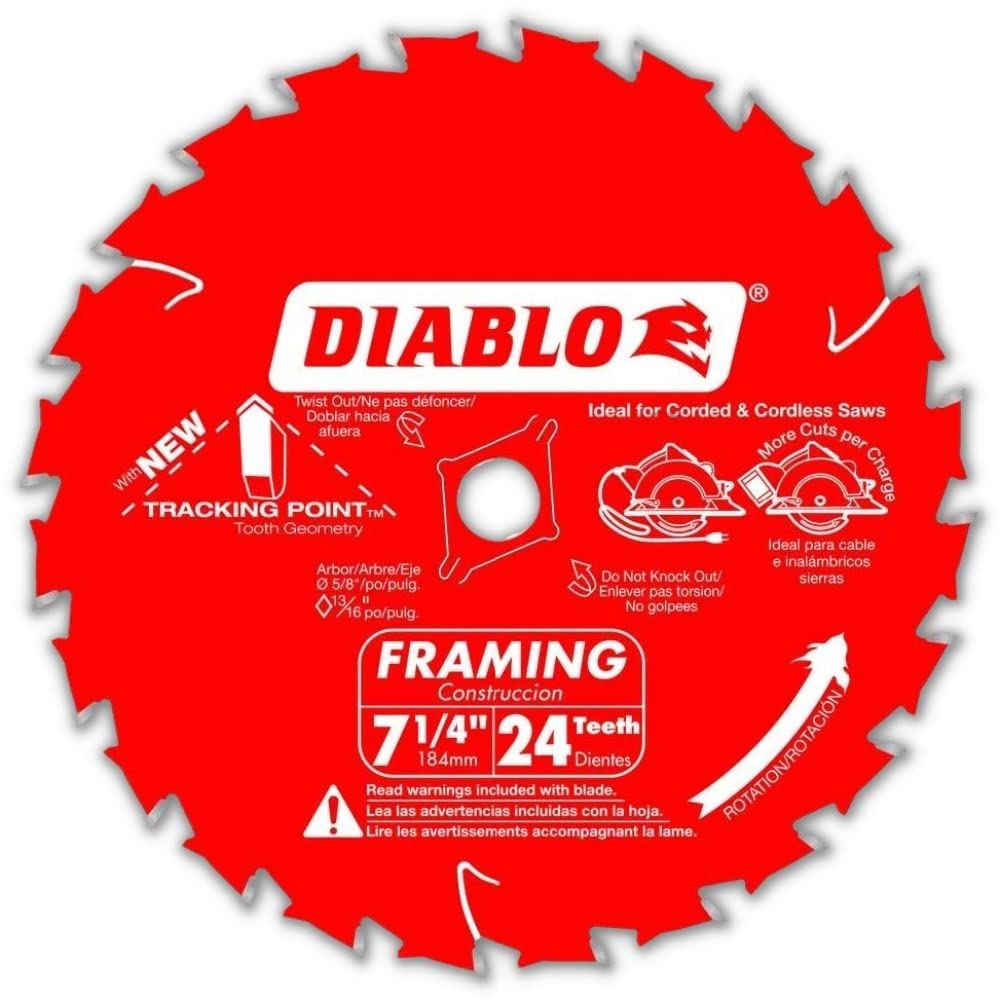 [D0724DVPX] 7-1/4 24T SAW Demo BLADE 2pk