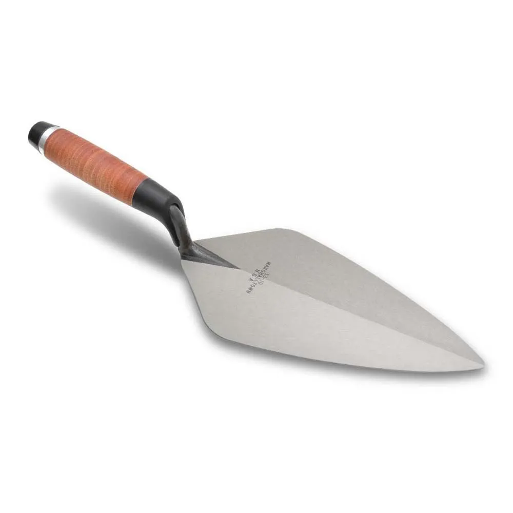 [33L11]  10330 - 11 inch Brick Trowel Leather Handel