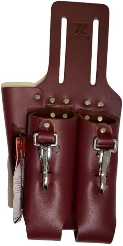 [20-416] 3 POCKET LEATHER HOLDER - CHERRY
