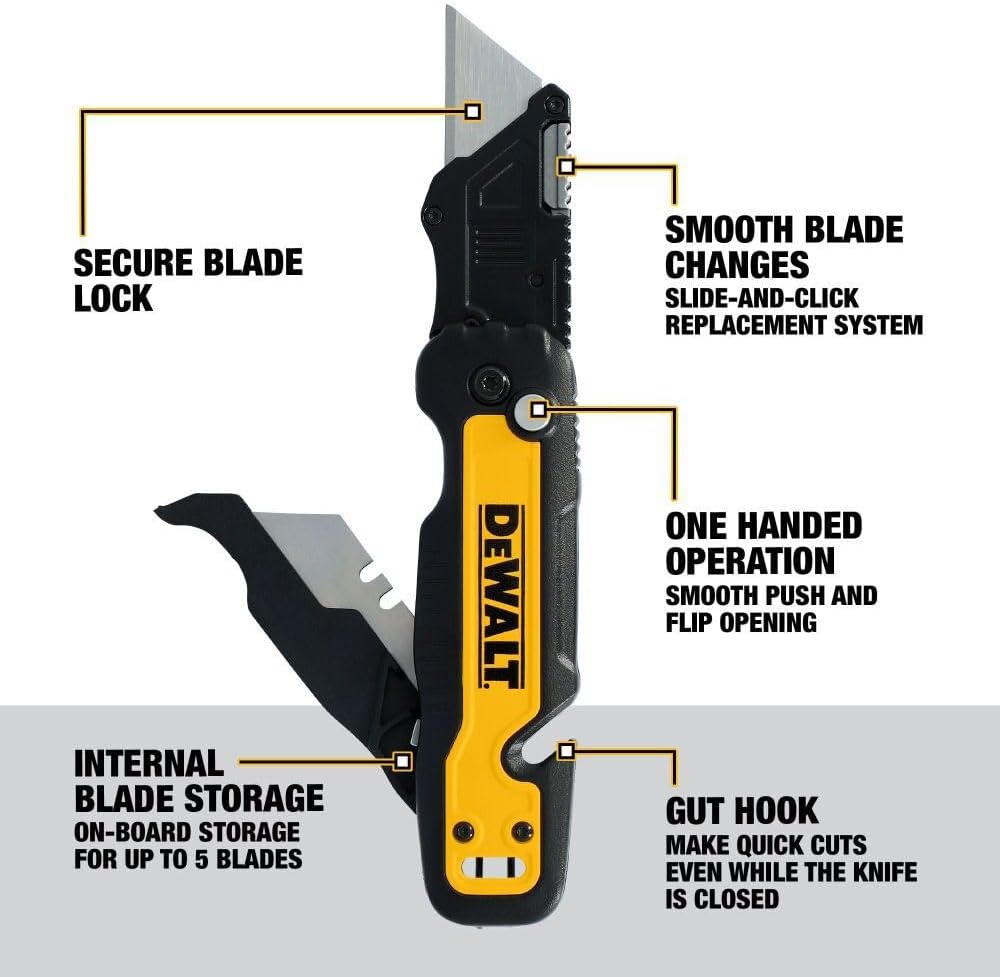 [DWHT10992] PUSH AND FLIP LOCK BACK KNIFE 