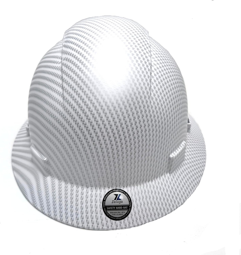[15-450] Hard Hats Carbon Fiber White