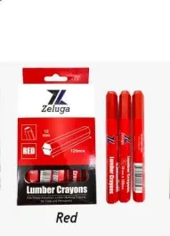 [30-432-RED-12PK] Red Crayon 12pk
