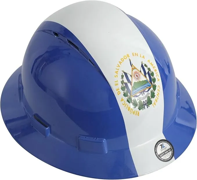[15-458] Hard Hats El Salvador Flag 