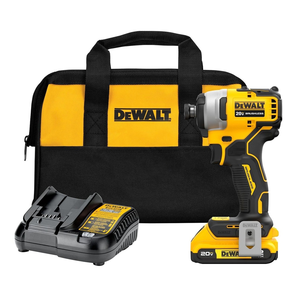 [DCF809D1] ATOMIC 1/4 in. Brushless Cordless Compact 20V 