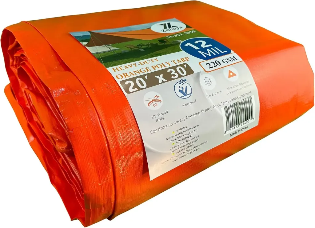 POLY TARP 20'X30' 12MIL UV-WATERPROOF