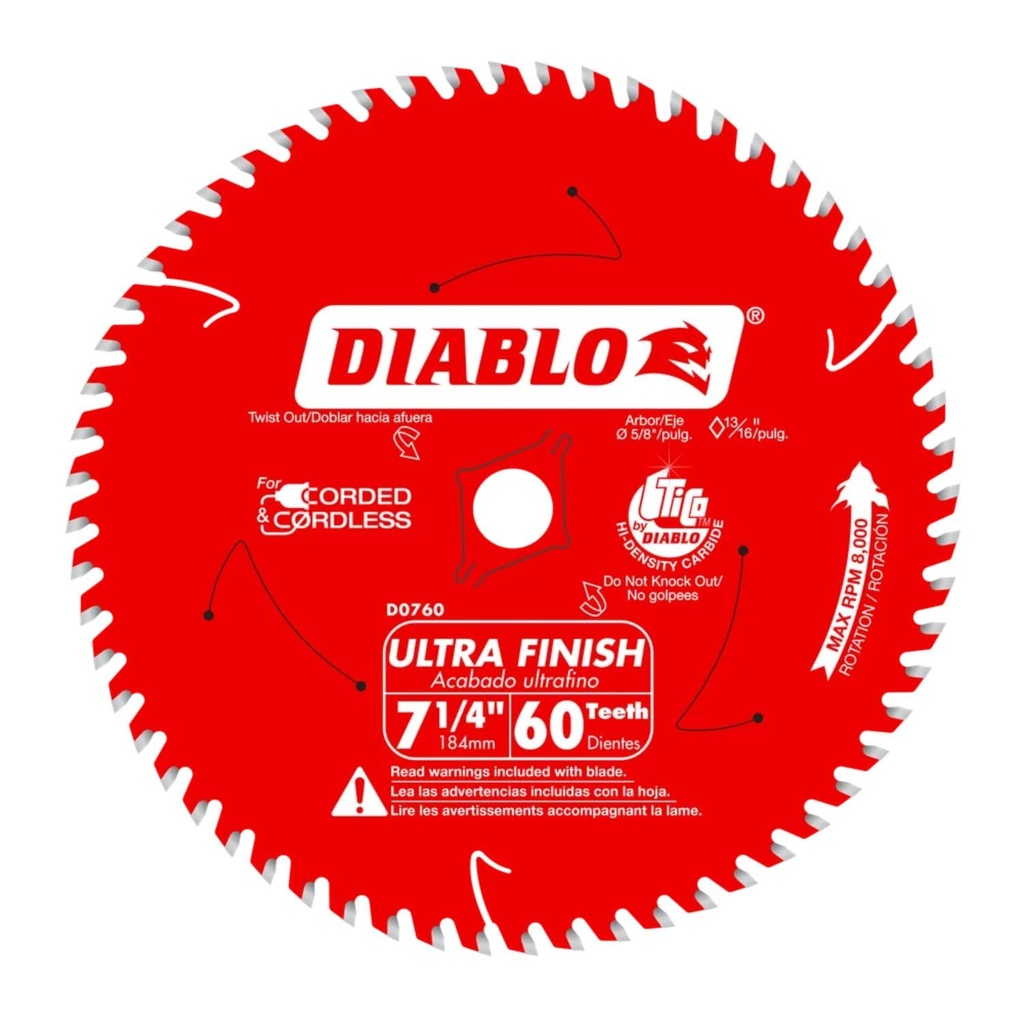 7-1/4"X 60T FRAMING Saw Blade
