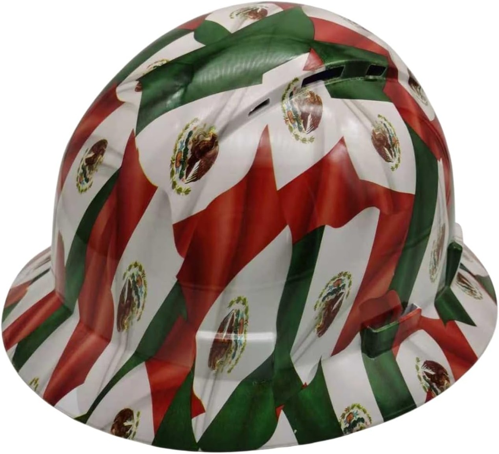 15-461( Multi-Mexico flag) Hard Hat