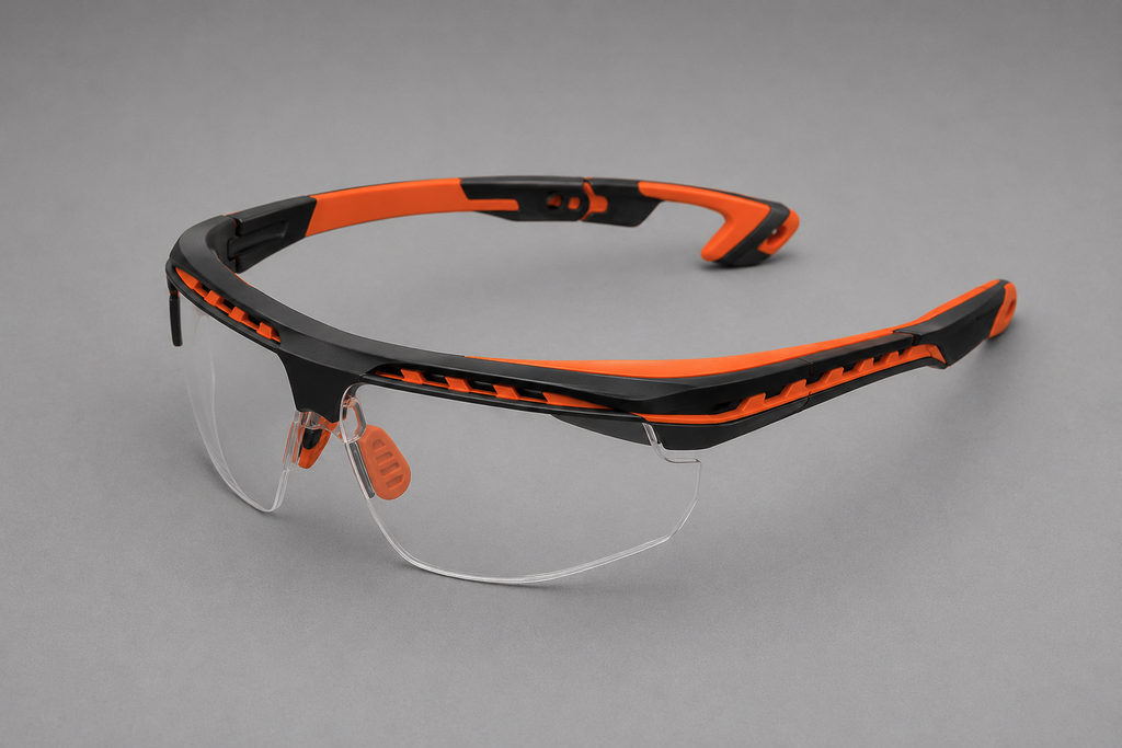 OTG Matte Black-Orange/Clear