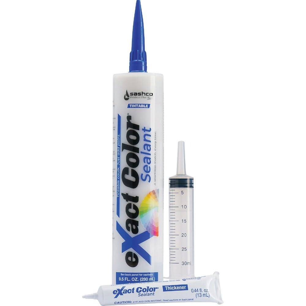 Sashco - 12010 Exact Color Custom Colored Caulk - DIY Kit