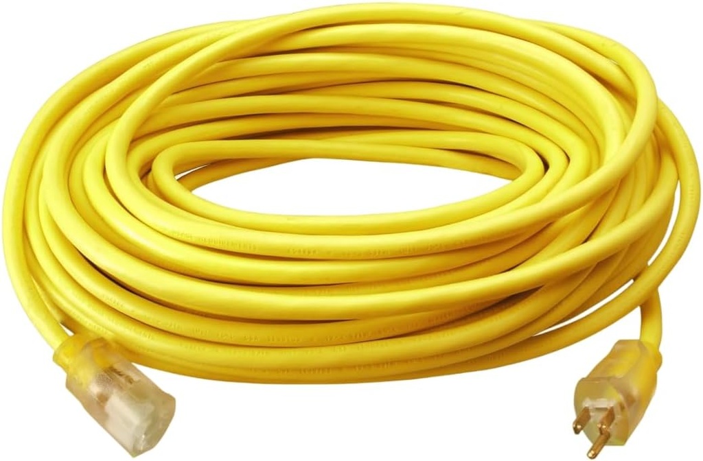 [2588SW0002] 12/3 50 Ext Cord Yellow 
