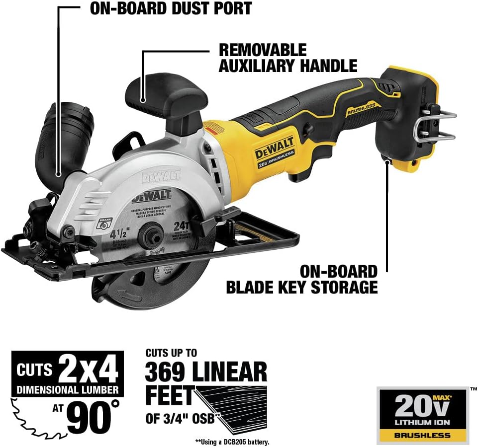 Dewalt DCS571B 20V 4-1/2IN CORDLESS CIRCULAR SAW