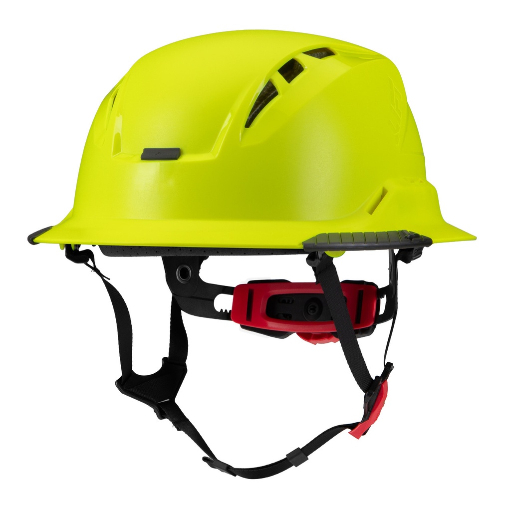 Yellow Full Brim Vented Type 2 Hi-Viz 
