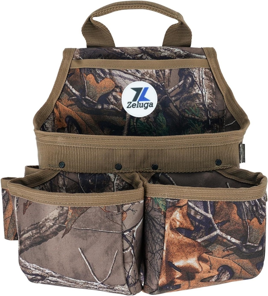 [20-567] Dual Pocket Nylon Camo Tool Pouch