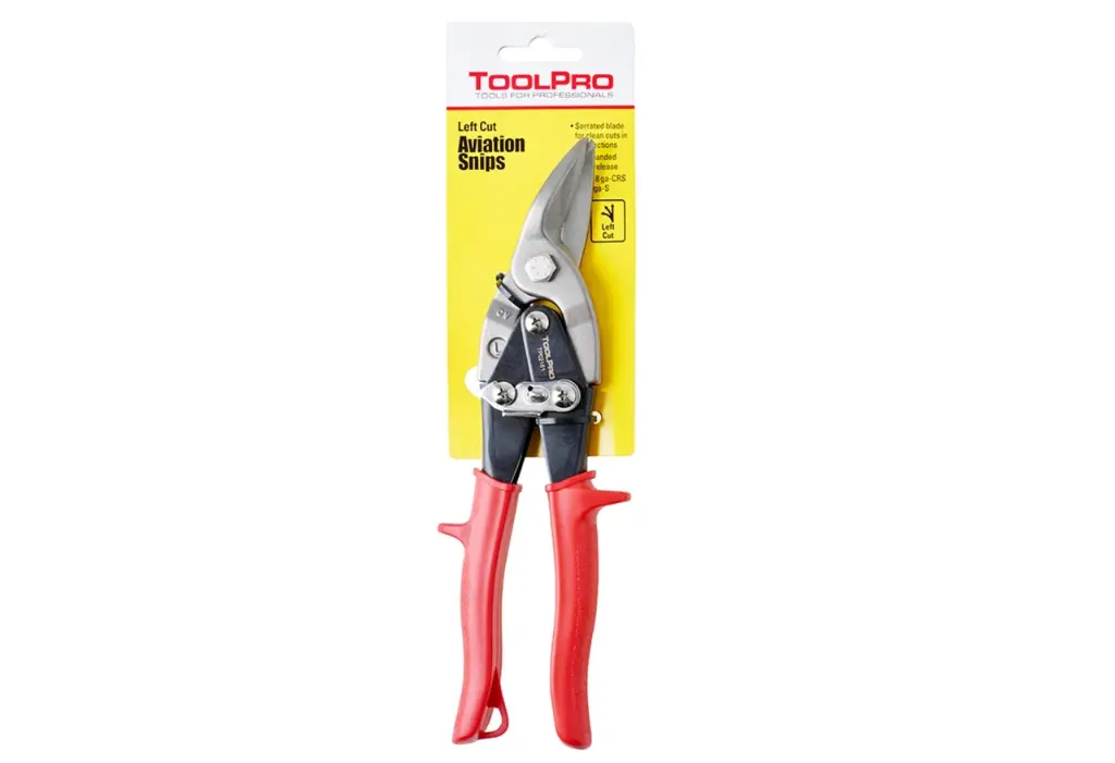 [TP02161] Aviation Snips Left Cut - Red Grips
