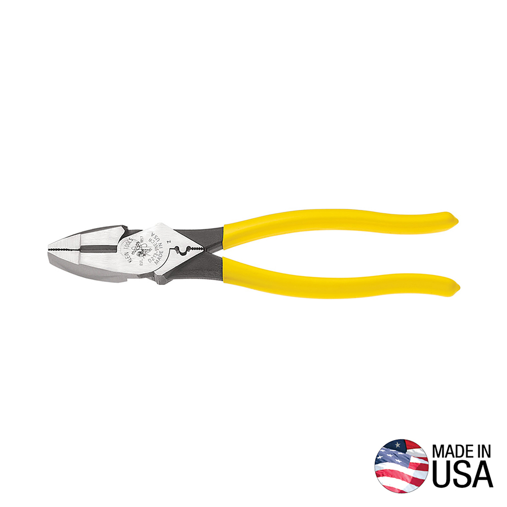 [D213-9NE-CR] Lineman's Crimping Pliers, 9-Inch