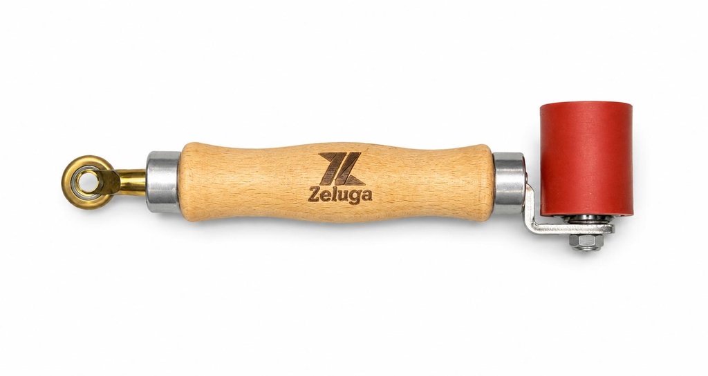 Dual Head Seam Roller with Wood Handle