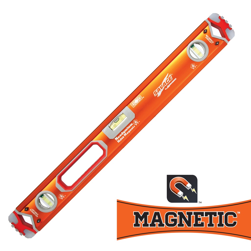 [SVB24M] 24 in. Length Box Beam Levels Magnetic 