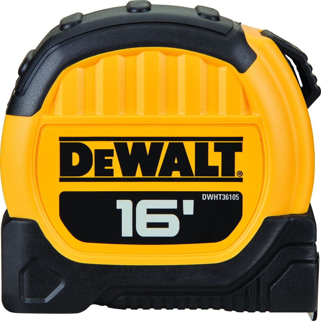 16ft. Tape Measure, Yellow/Black