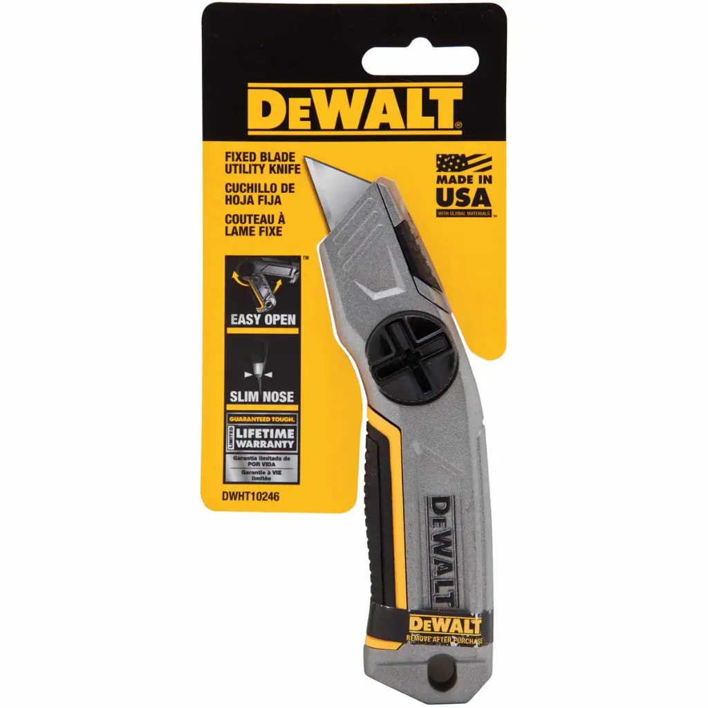 [DWHT10246] Fixed Blade Utility Knife