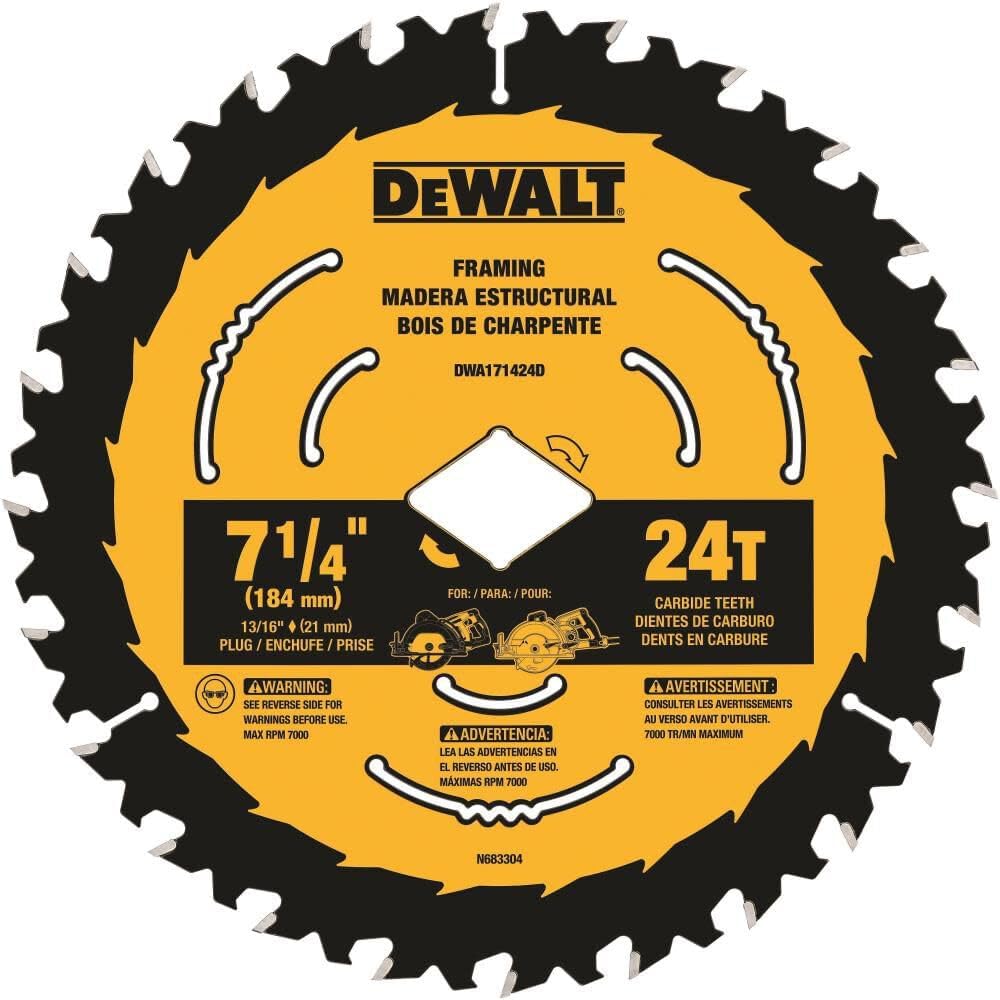 7-1/4 Circular Saw Blade Diamond Hole