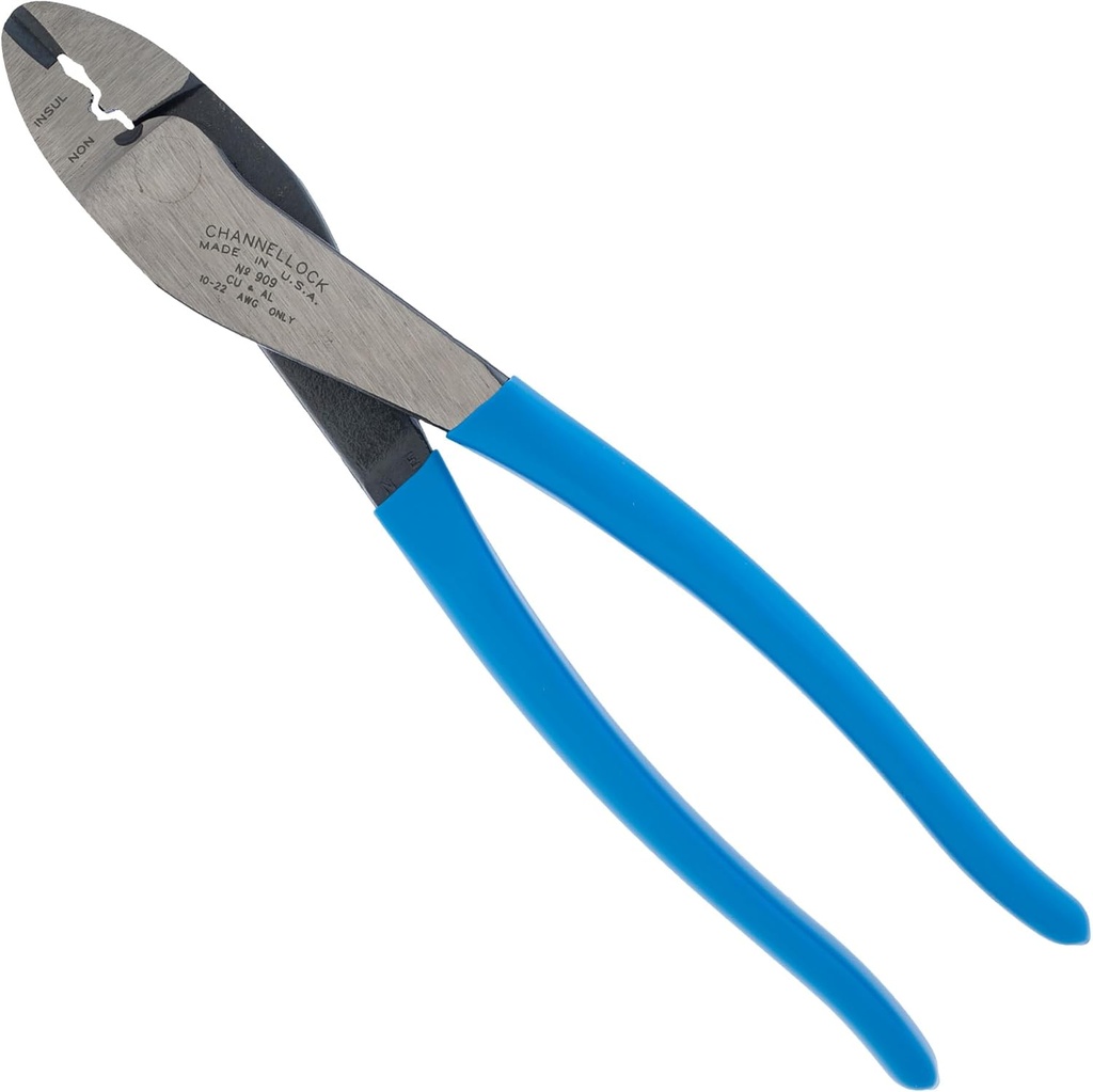 [909 Bulk] 9.5in. Crimping Plier with Cutter