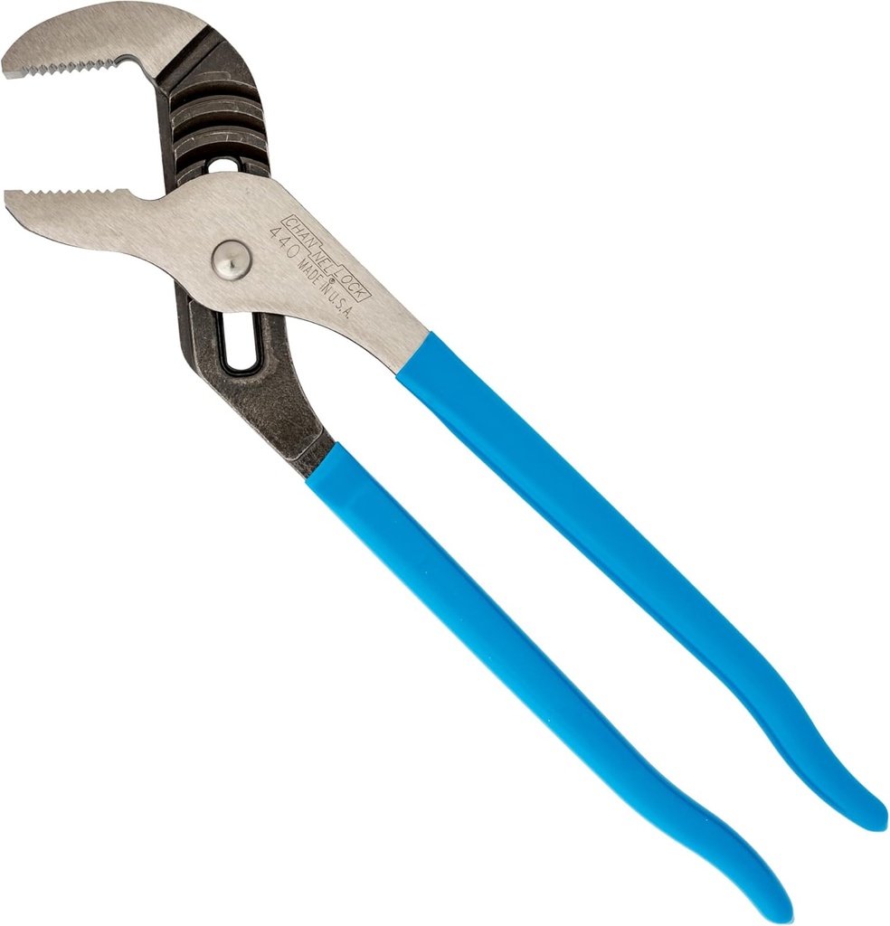 [440 Bulk]  12in. Straight Jaw Tongue and Groove Plier