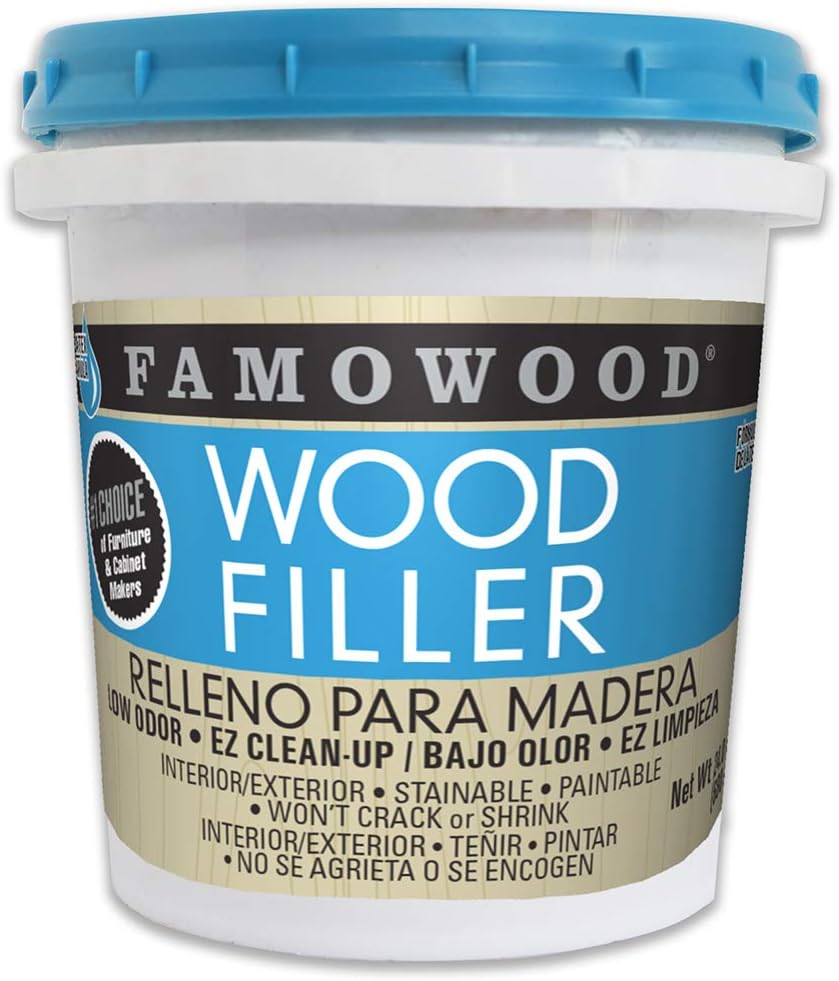 [40022126] Latex Wood Filler - Pint, Natural, 24 oz.