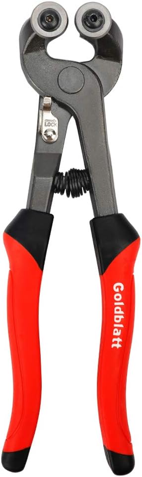 Goldblatt G02007 Glass Tile Nippers, 12 Inch